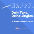 HAPPY - 12 Jingles mit Deinem Text